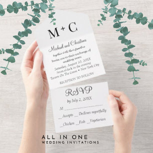 Casamento Monocromático Mínimo do ORÇAMENTO