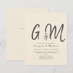 Casamento Monocromático Moderno Beige