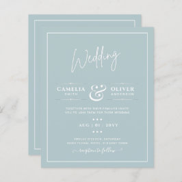 Casamento Monocromático Verde de Vidro do Mar ORÇA