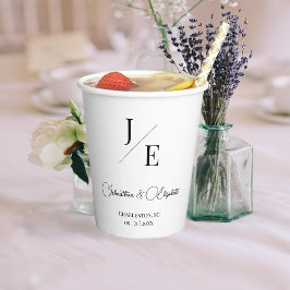 Casamento Monograma Minimalista | Branca