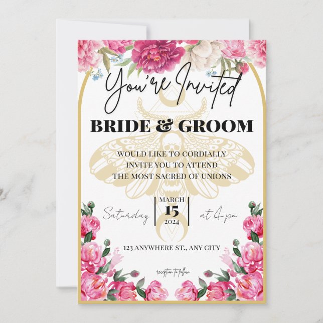 Casamento Mortal - Convite (Frente)