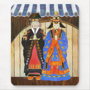 Casamento Mousepad do rei & da rainha