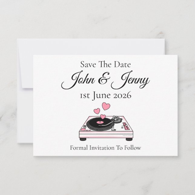 Casamento Musical DJ Salve A Data (Frente)