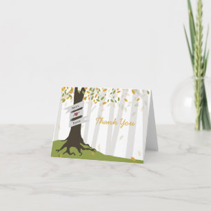 Casamento na Floresta Agradecimento - Outono Cedo