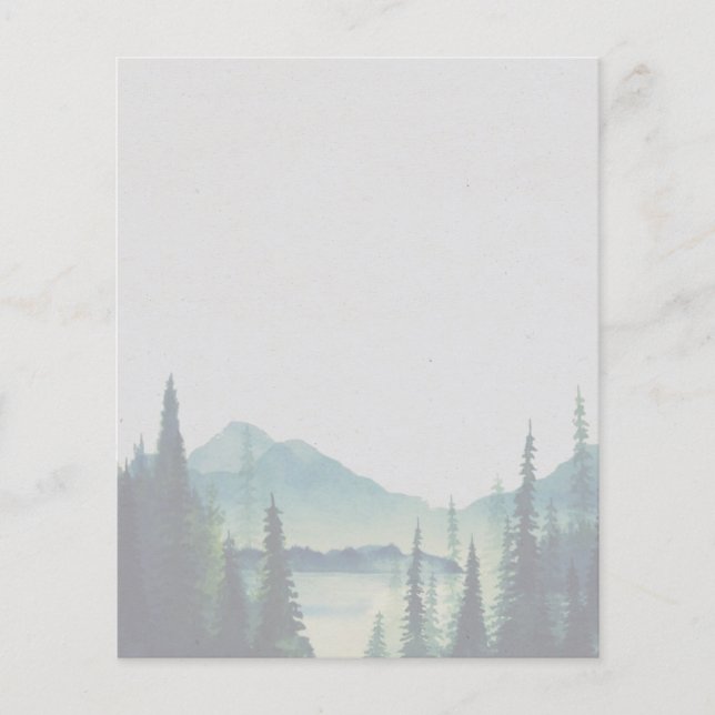 Casamento na Montanha | Papelaria Personalizada (Frente)