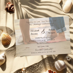 Casamento na Praia, Convite para Pés