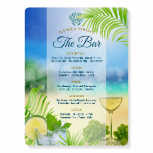 Casamento na Praia Mojito Folhas de Palmeira O Bar