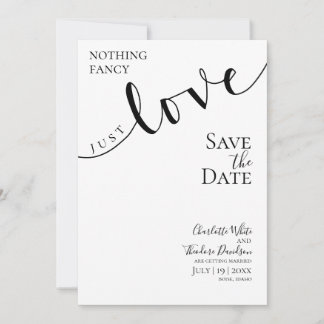 Casamento Nada Chique Apenas Amor, Salve a data