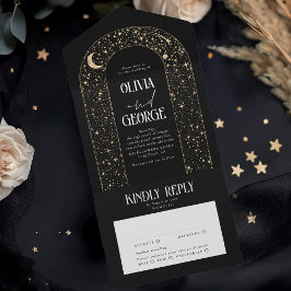 Casamento Negro do Arco Celestial das Estrelas do 