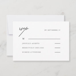 Casamento Neutral Elegante Rsvp