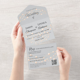 Casamento Neutro de Pérola Romântica Pearl Moderna