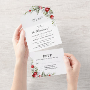 Casamento no inverno Botânico Noel Tudo Em Um Conv