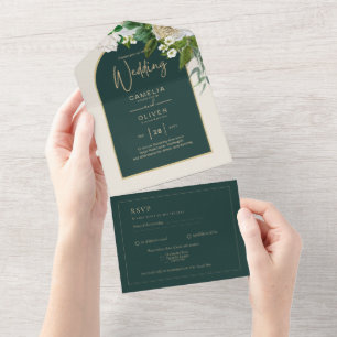 Casamento no inverno de Douradas Rosas Brancas Ver