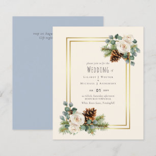 CASAMENTO NO INVERNO ORÇAMENTAL Rosas brancas Dou
