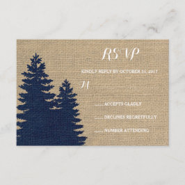 Casamento no inverno RSVP de Árvores de Pinheiros