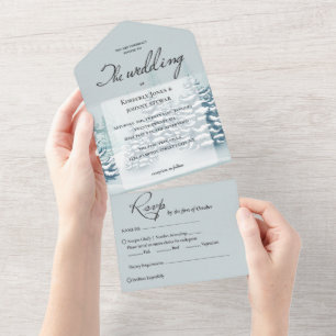 Casamento no inverno RSVP de Pinheiros Elegante