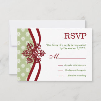 Casamento no inverno RSVP - Sage de Amorango