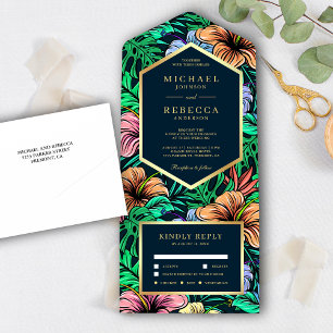 Casamento no Jardim Floral Tropical Vibrante à Mei