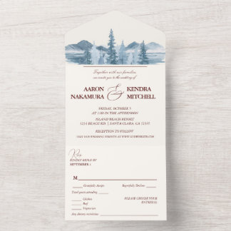 Casamento no Lodge da Montanha no Inverno Mal-humo