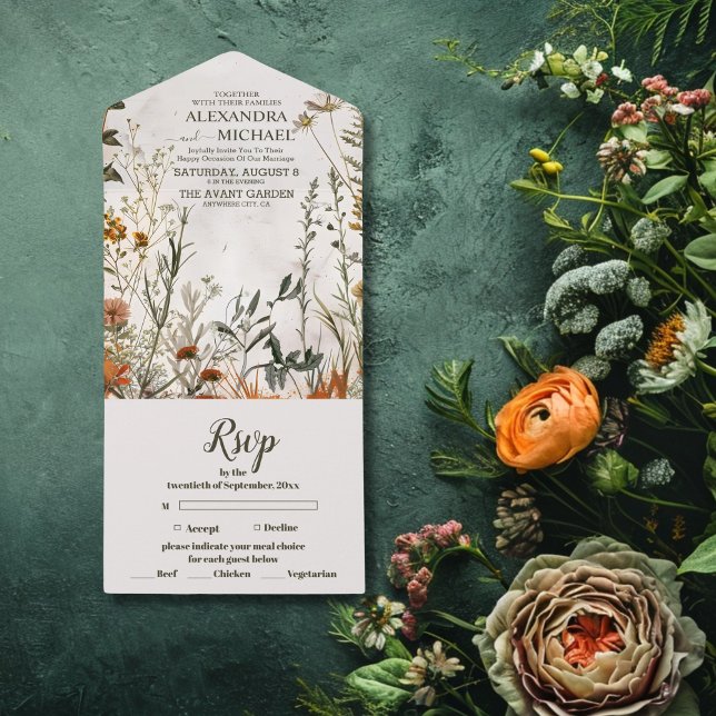 Casamento no Prado de Flores Silvestres Caprichosa (Criador carregado)