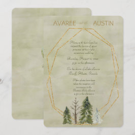 Casamento no Verde dos Pinheiros e Dourado