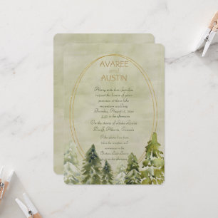 Casamento nos Pines Verde e Dourado