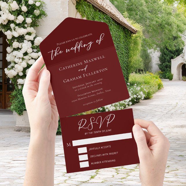 Casamento noturno da tipografia da Borgonha Elegan (Criador carregado)