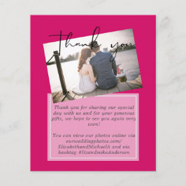 Casamento Obrigado Cartões Com Foto Digital Virtua