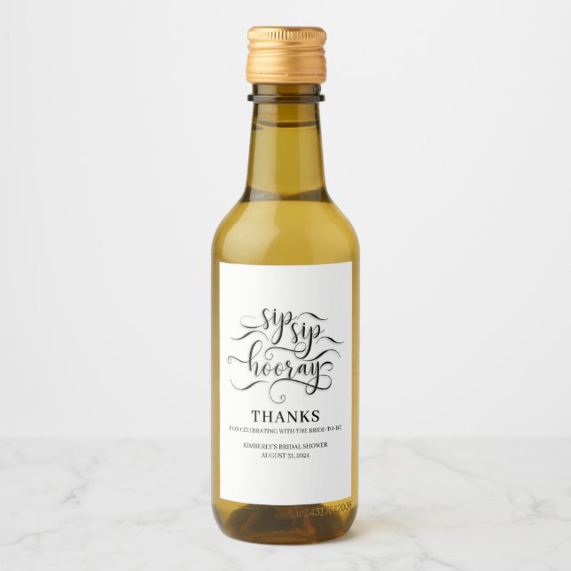 Casamento ou Chá de Noiva Sip Sip Hooray (Frente)