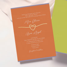 Casamento Ousado Laranja Dourado na Moda