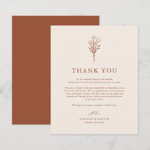 Casamento outono de Boho Minimalista de Botânica