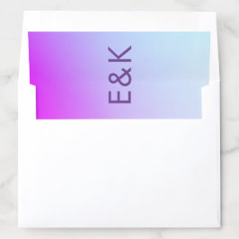 Casamento outono Roxo Gradiente Ultra Moderno