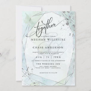 CASAMENTO Pastel Dusty Blue Sage Silver Jaspé
