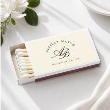 Casamento Perfeito! Monograma Elegante Marfim