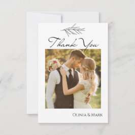 Casamento Personalizado - Cartões de agradecimento