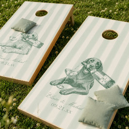 Casamento Personalizado com Listras Verde Salgueir