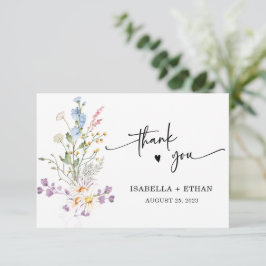 Casamento Personalizado de Boho de Flor Selvagem