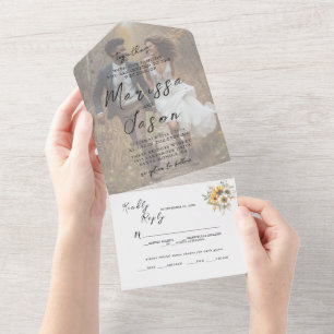 Casamento Personalizado de Fotografia de Queda de 