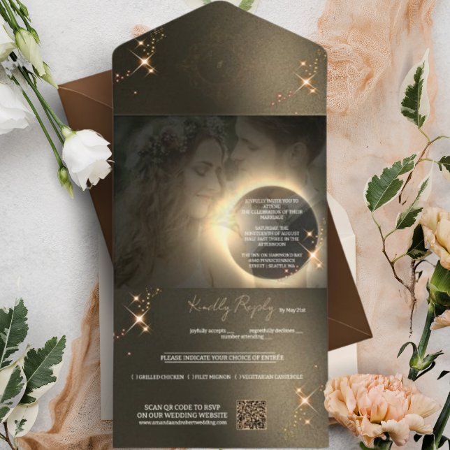 Casamento Personalizado De Fotografia Eclipse Sola (Criador carregado)