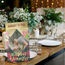 Casamento Personalizado De Fotografias Floral Mini