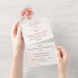 Casamento Personalizado de Quadro Floral Elegante