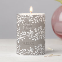 Casamento Personalizado Floral Russo Branco E Taup