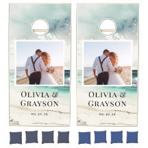 Casamento Personalizado Oceano de Foto em Praia de