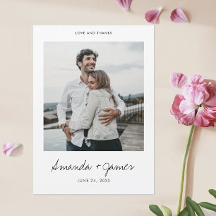 Casamento Personalizado Simples - Obrigado Magnet