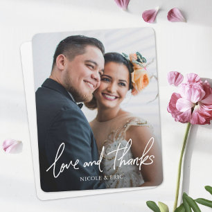 Casamento Personalizável - Cartões de agradeciment