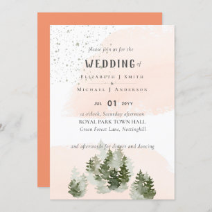 Casamento Pine Trees Peach Mountain