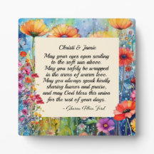 Casamento Poem / Placa de Noivado