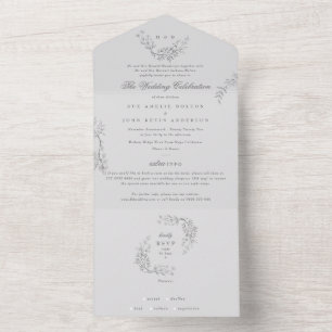 Casamento por Monograma Tradicional de Cinzas Flor