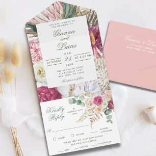 Casamento por País Floral Boho Boho