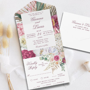Casamento por País Floral Boho Boho